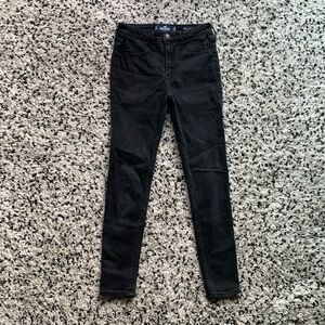 Hollister High-Rise Jean Legging Black Advanced Stretch Women's Size 26